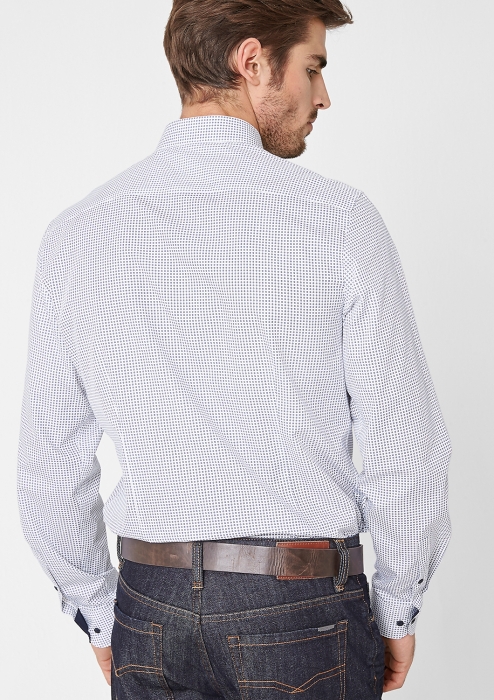 Slim fit shirt + minimalist print
